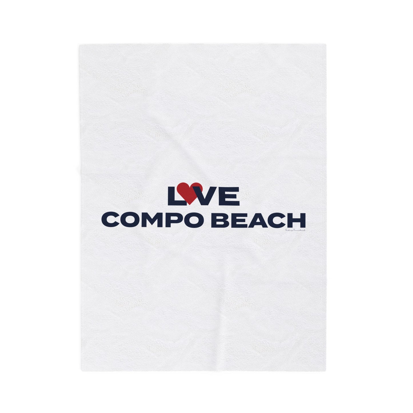 Love Compo Beach Velveteen Plush Blanket