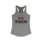 I Heart NWCN Women's Ideal Racerback Tank Top