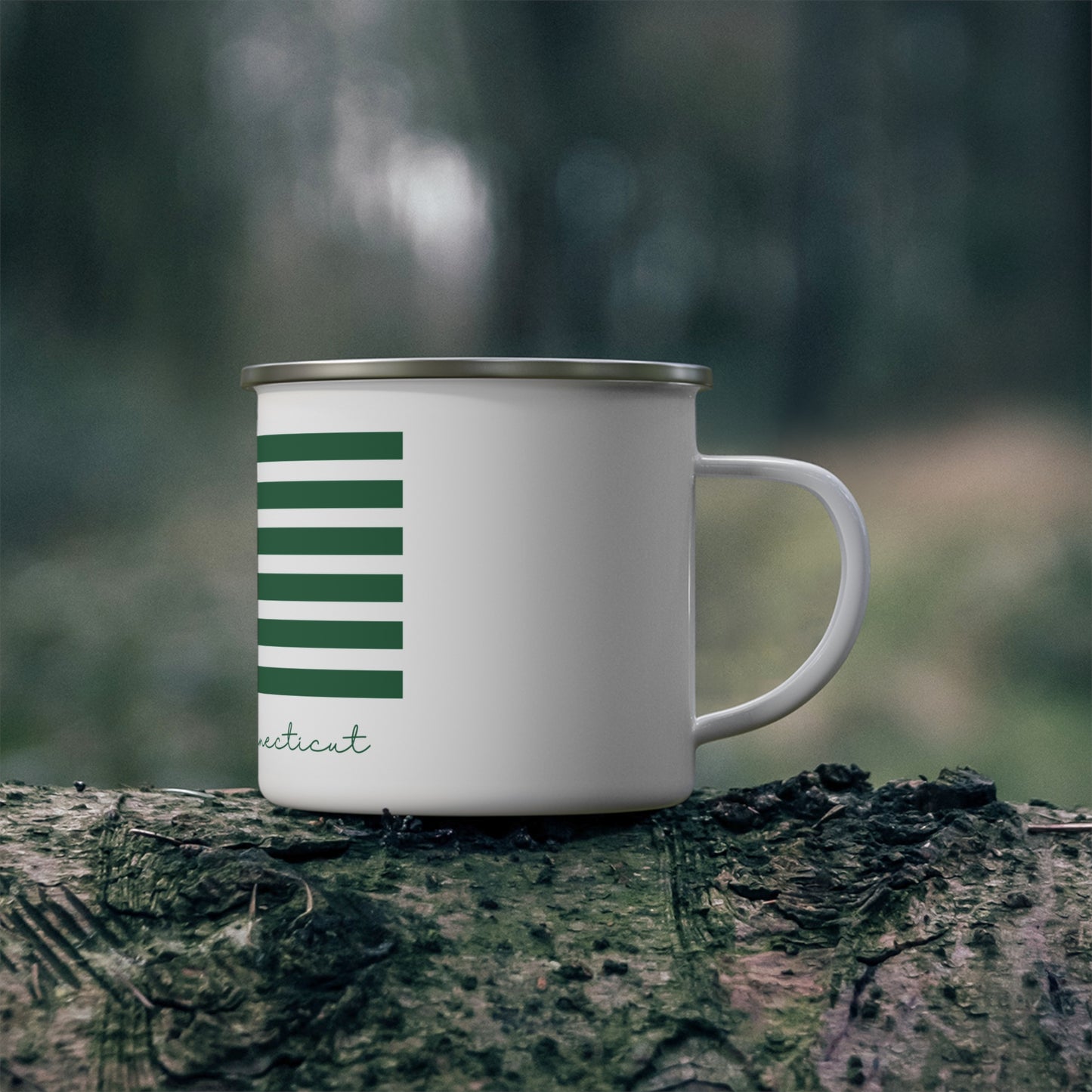 Southbury Connecticut St. Patrick’s Day Flag Enamel Camping Mug