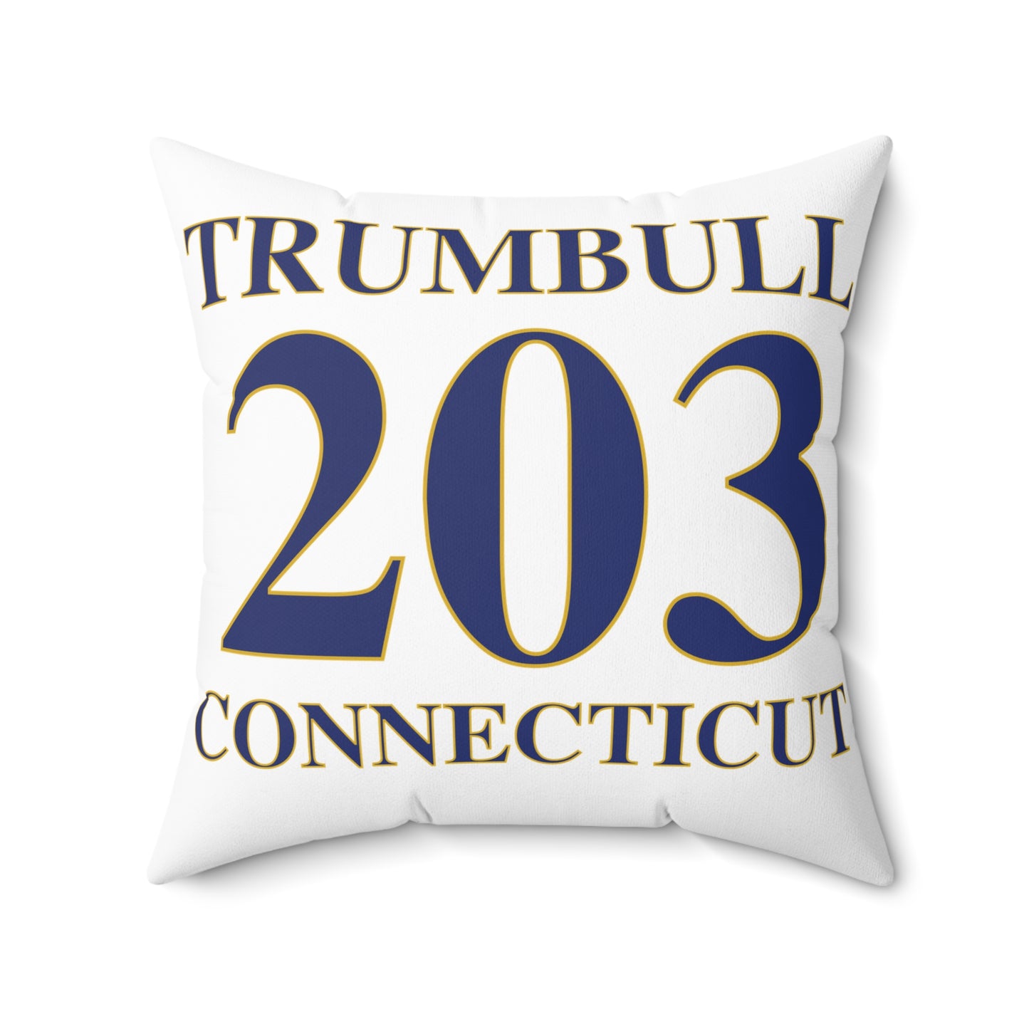 Trumbull 203 Connecticut Spun Polyester Square Pillow