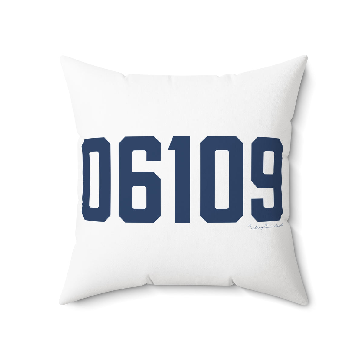 06109 Wethersfield Connecticut Zip Code Polyester Square Pillow