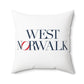41 Tilt West Norwalk Spun Polyester Square Pillow