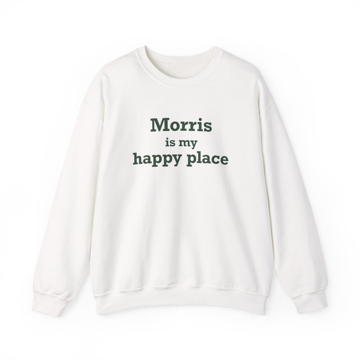 Morris is My Happy Place Unisex Heavy Blend™ Crewneck Sweatshirt