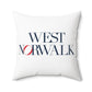 41 Tilt West Norwalk Spun Polyester Square Pillow