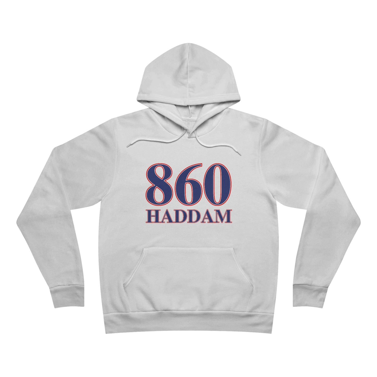 860 Haddam Red White & Blue Unisex Sponge Fleece Pullover Hoodie