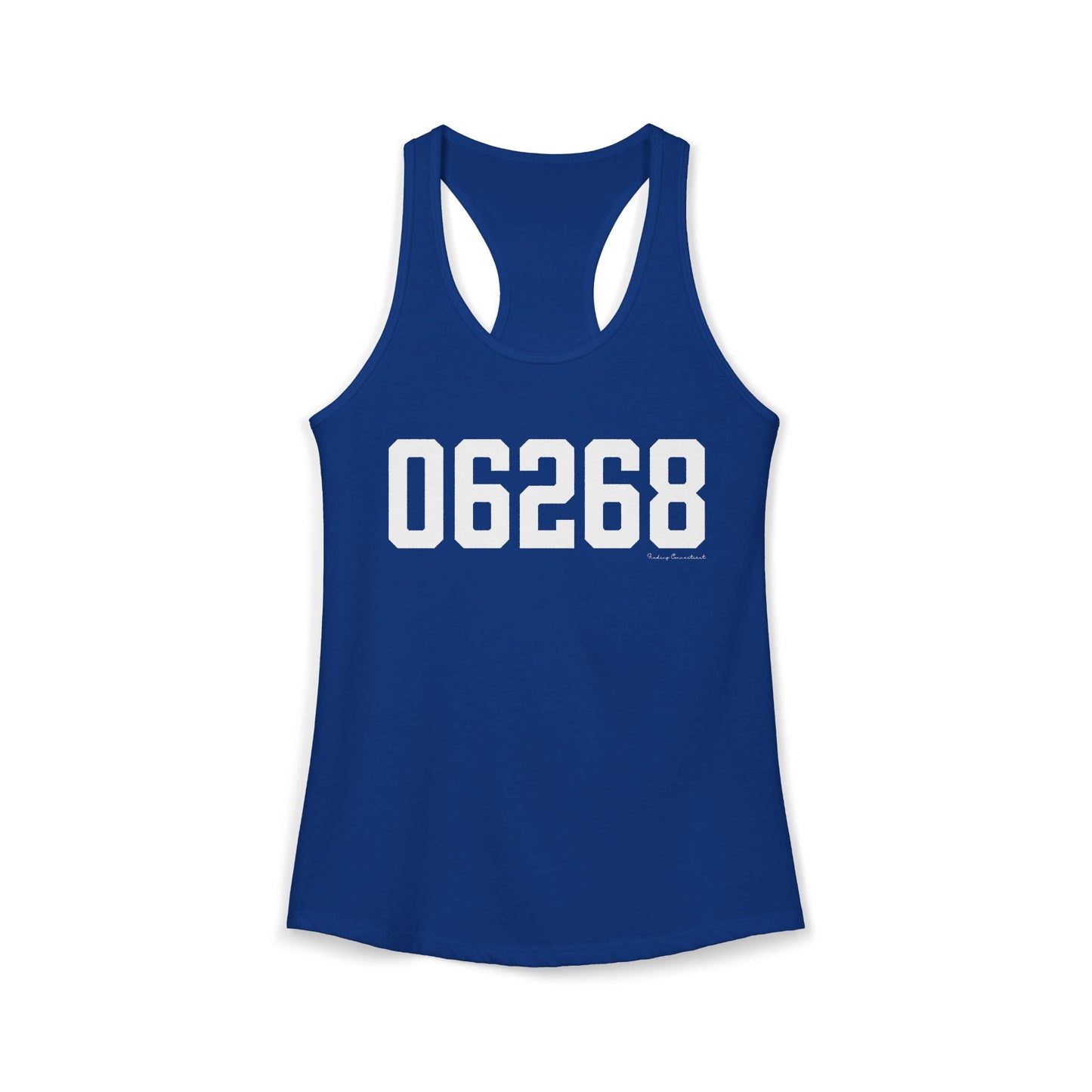 06268 Storrs CT Zip Code Women's Ideal Racerback Tank