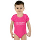 Just a kid from Trumbull  Infant Baby Rib Bodysuit