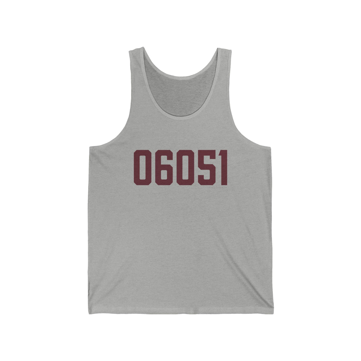 06051 New Britain Connecticut Zip Code Unisex Jersey Tank Top