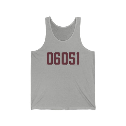 06051 New Britain Connecticut Zip Code Unisex Jersey Tank Top