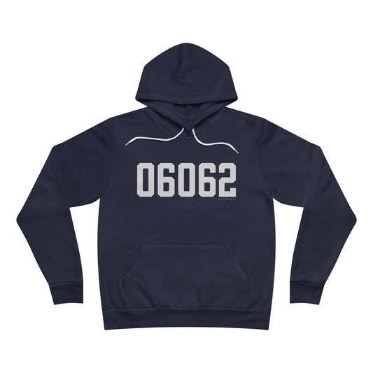 06062 Plainville CT Zip Code Sponge Fleece Pullover Hoodie