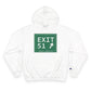 Vintage Exit 51  Merritt Parkway Sign Champion Hoodie