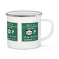 Vintage Merritt Parkway Exit 27 Sign Enamel Camping Mug