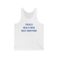 I Really Really Miss West Hartford Unisex Jersey Tank Top