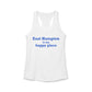 East Hampton is My Happy Place Women's Ideal Racerback Tank Top