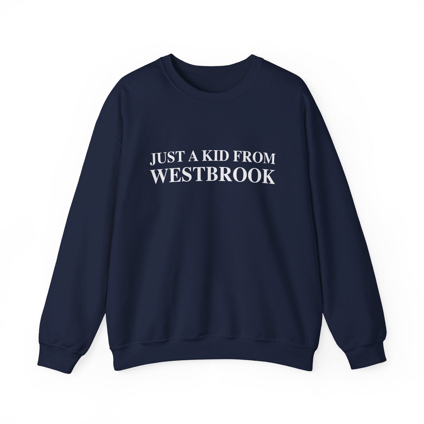 Just a kid from Westbrook Unisex Heavy Blend™ Crewneck Sweatshirt