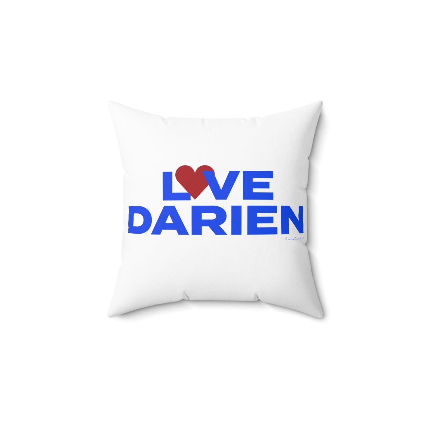 Love Darien Spun Polyester Square Pillow