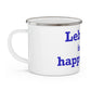 Lebanon is My Happy Place Enamel Camping Mug