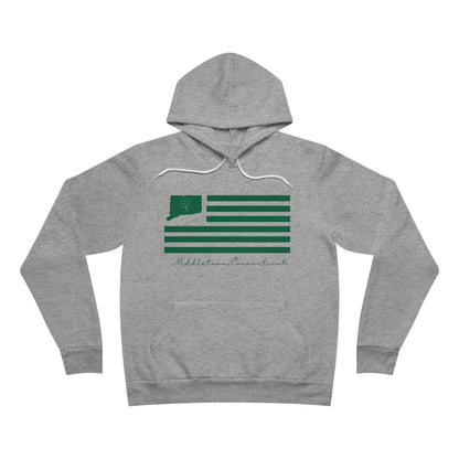 Middletown Connecticut St Patrick’s Day Flag Unisex Sponge Fleece Pullover Hoodie