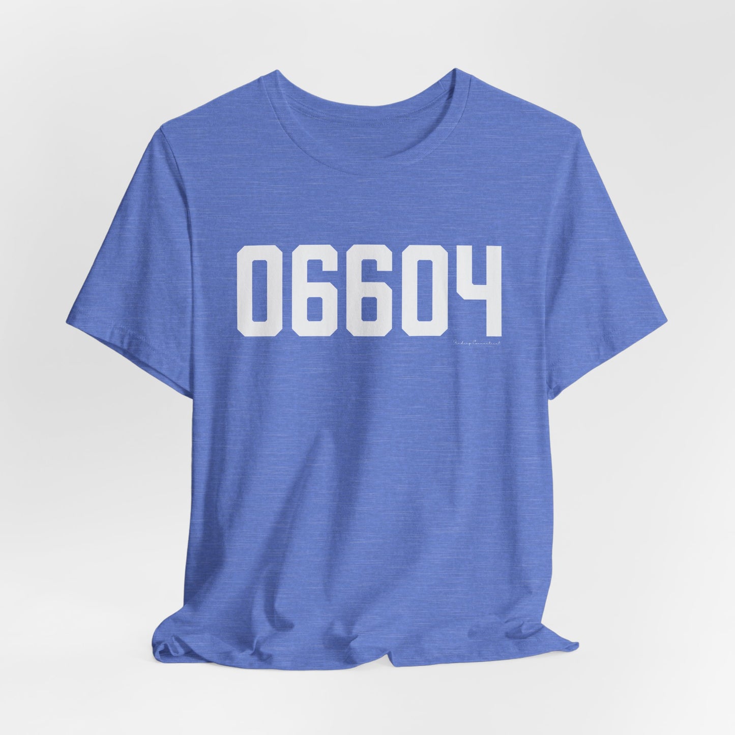 06604 Bridgeport CT Zip Code Unisex Jersey Short Sleeve T-Shirt
