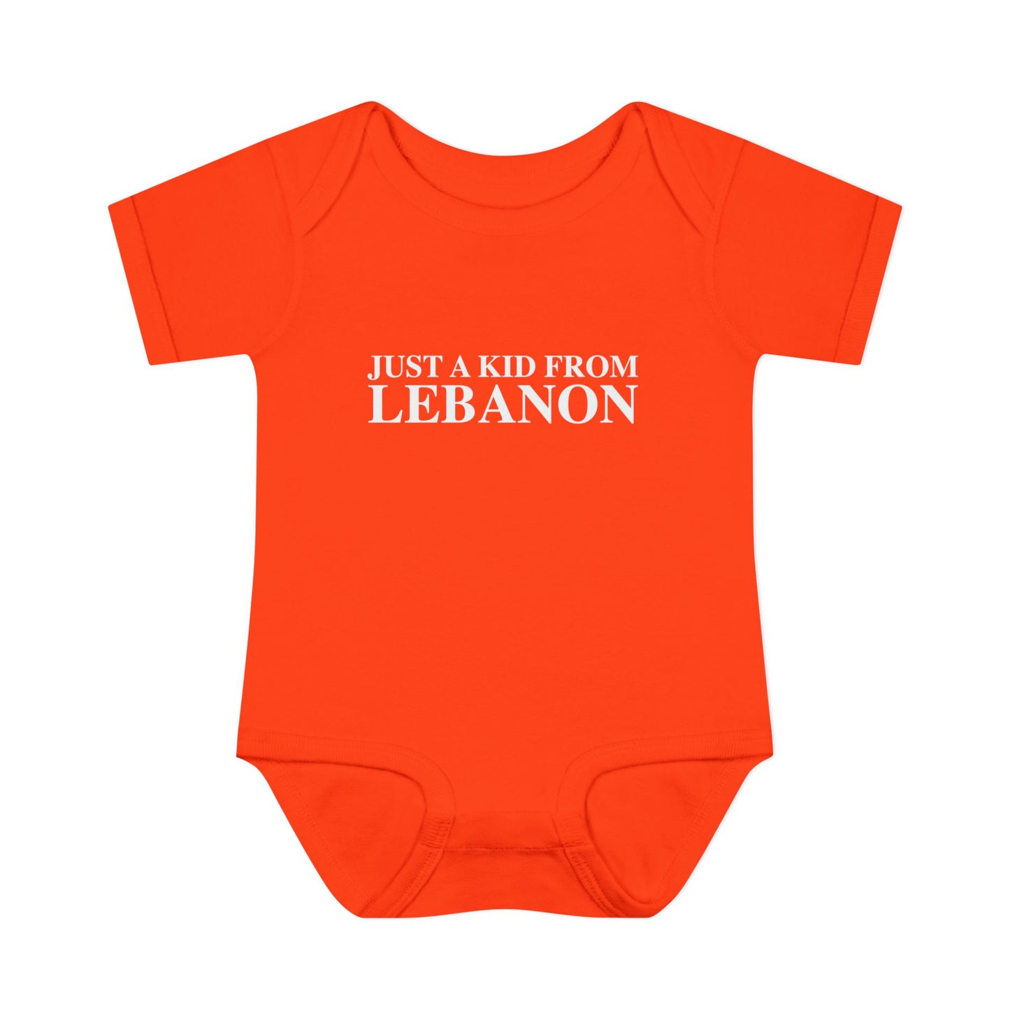 Just a kid from Lebanon Infant Baby Rib Bodysuit