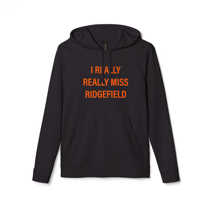 I Really Really Miss Ridgefield adidas Unisex Fleece Hoodie