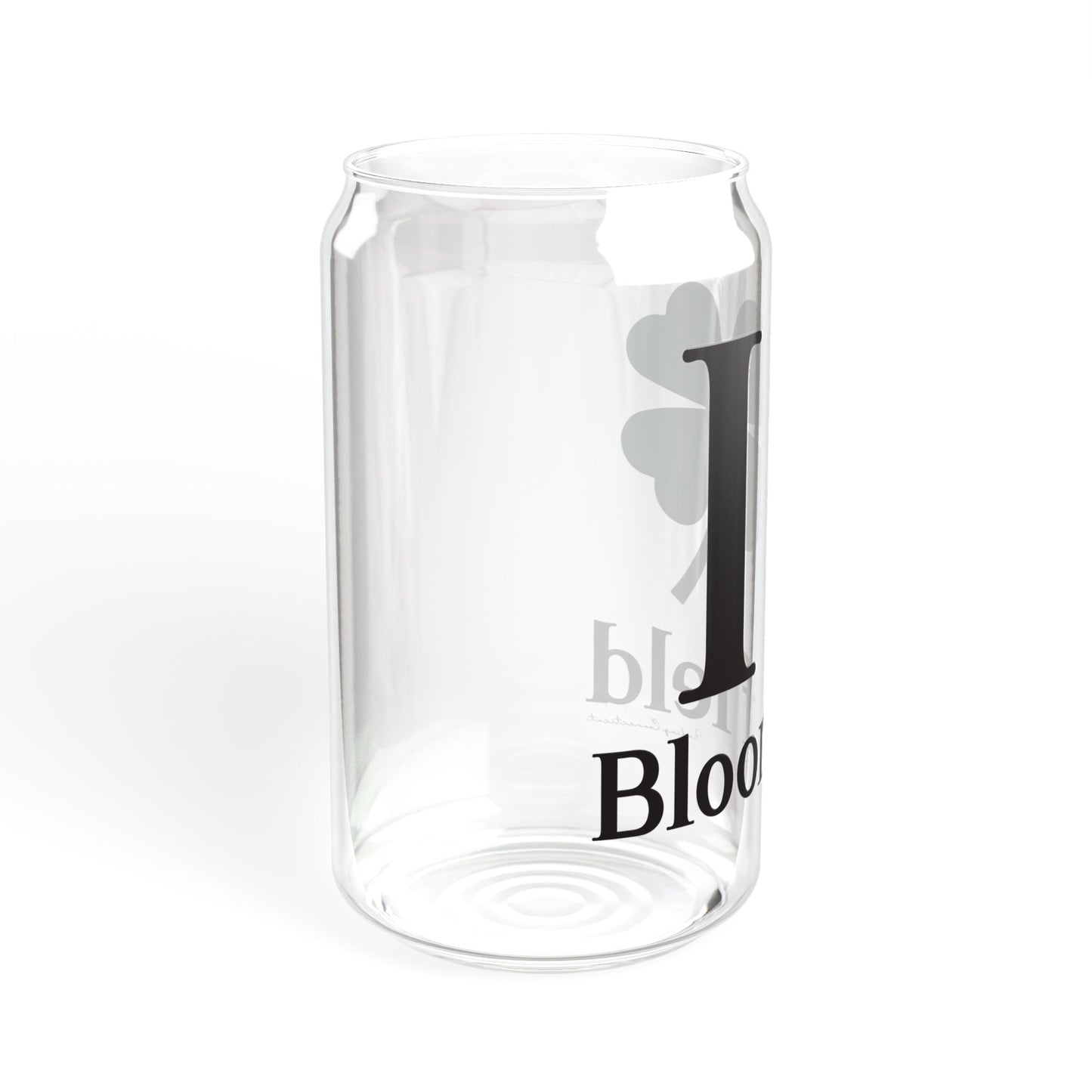 I Clover Bloomfield Sipper Glass, 16oz