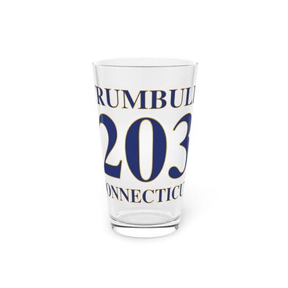 Trumbull 203 Connecticut Pint Glass, 16oz