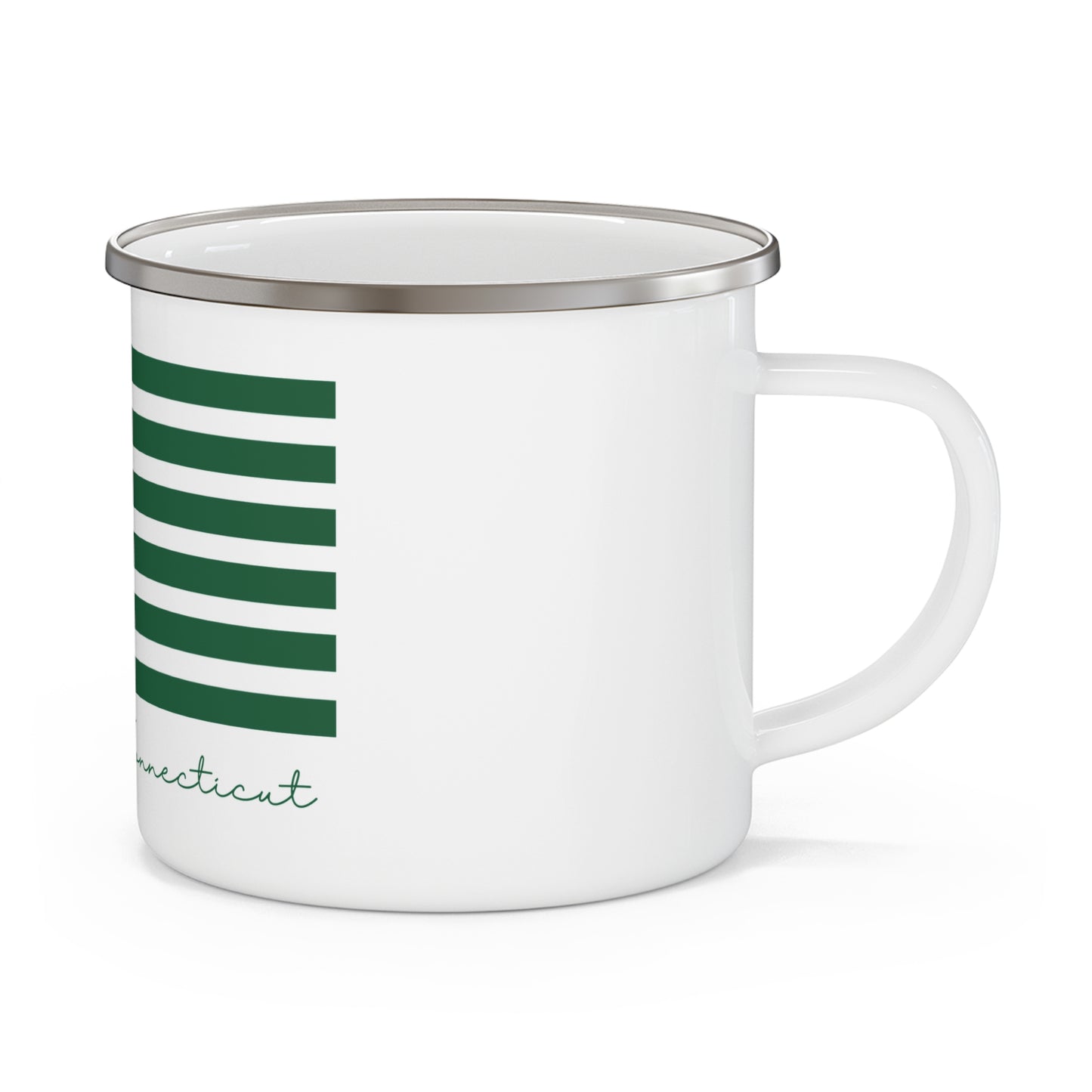 Old Saybrook St. Patrick’s Day Flag Enamel Camping Mug