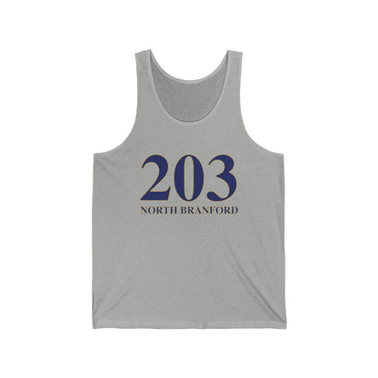 203 North Branford Unisex Jersey Tank Top
