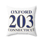 Oxford 203 Connecticut Polyester Square Pillow
