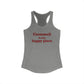 Cromwell is My Happy Place Women's Ideal Racerback Tank Top