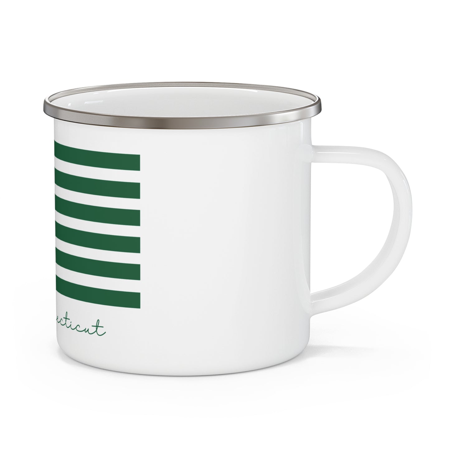 Tolland Connecticut St. Patrick’s Day Flag Enamel Camping Mug