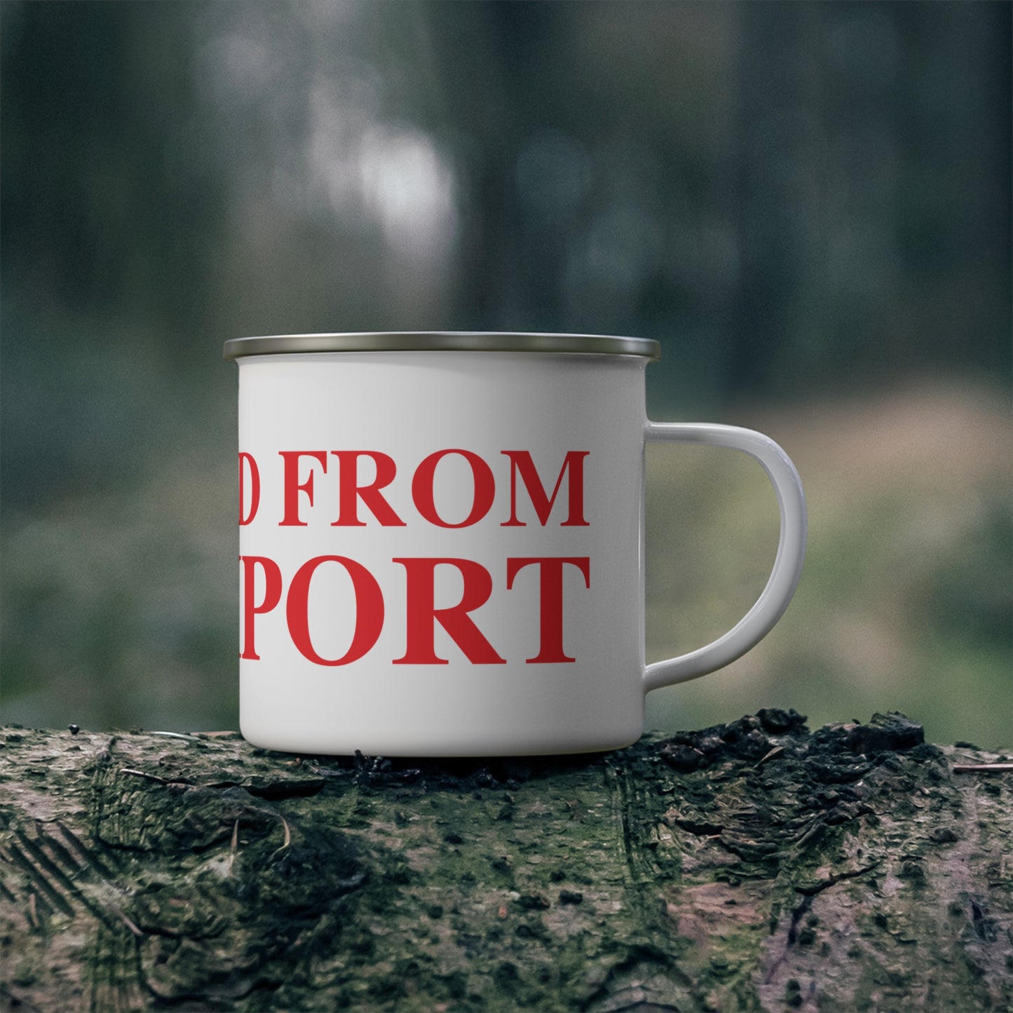 Just a kid from Southport  Enamel Camping Mug