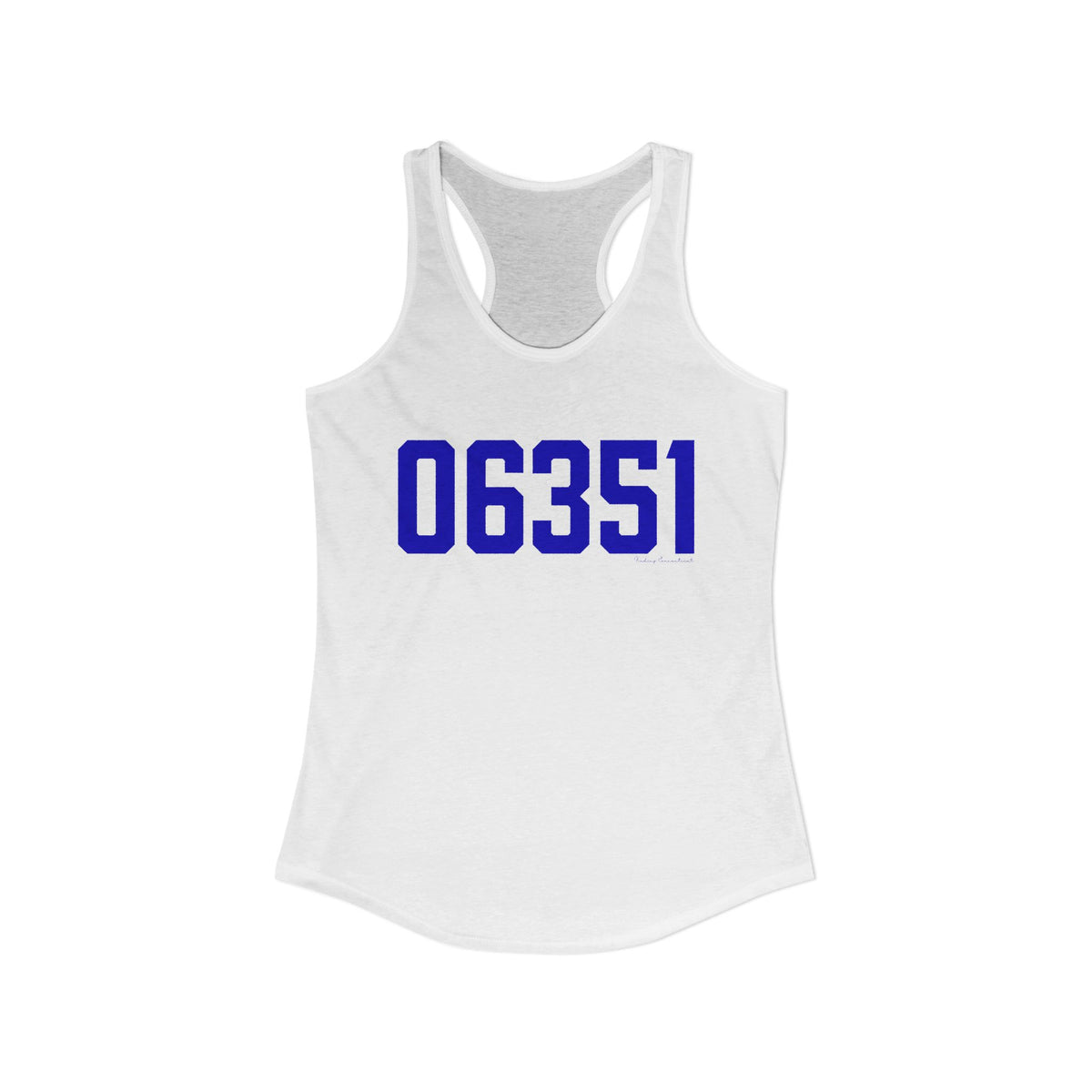 06371 Lyme Connecticut Zip Code Women's Ideal Racerback Tank Top