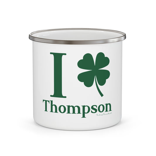 I Clover Thompson Enamel Camping Mug