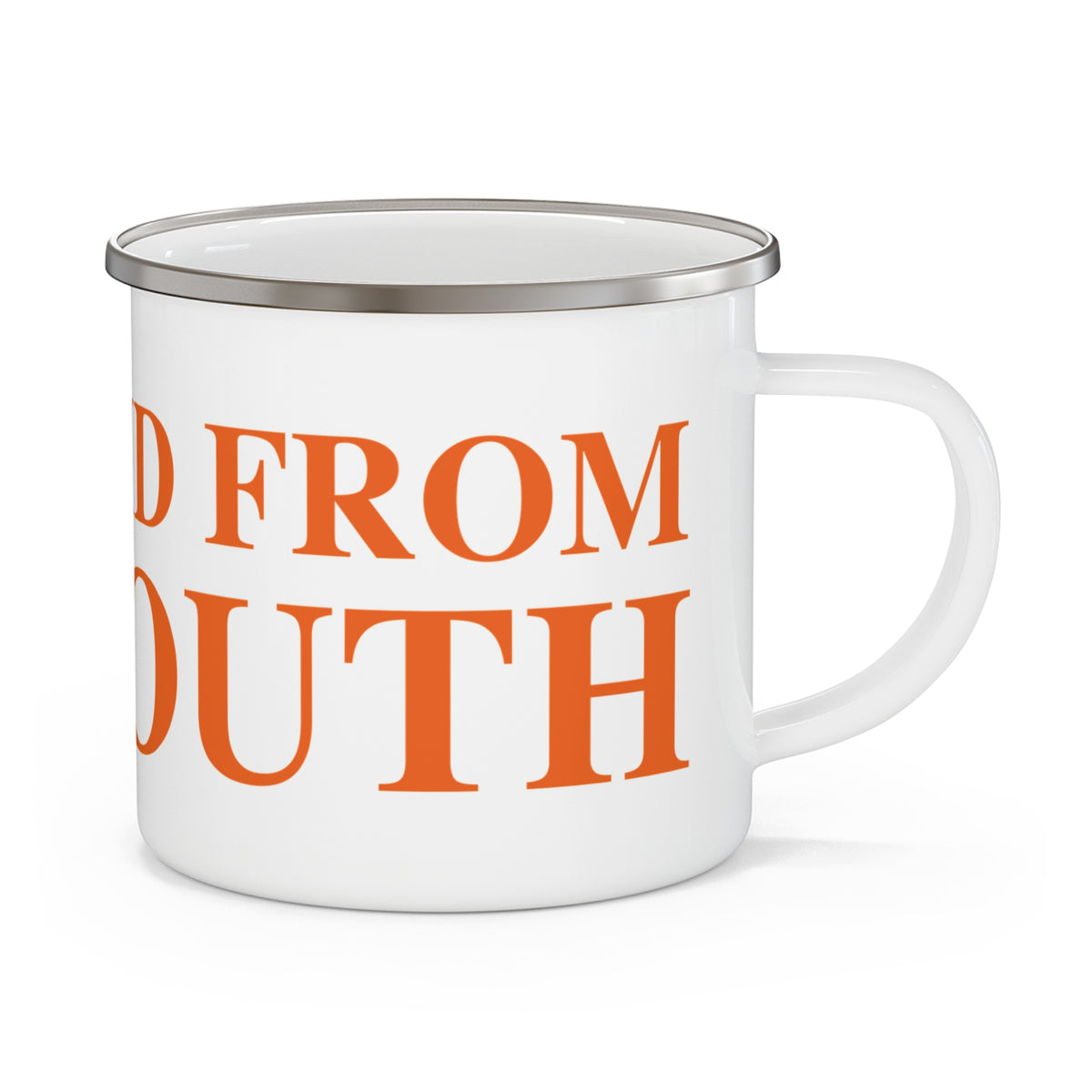 Just a kid from Plymouth Enamel Camping Mug