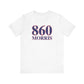 860 Morris Red White & Blue Unisex Jersey Short Sleeve T-Shirt