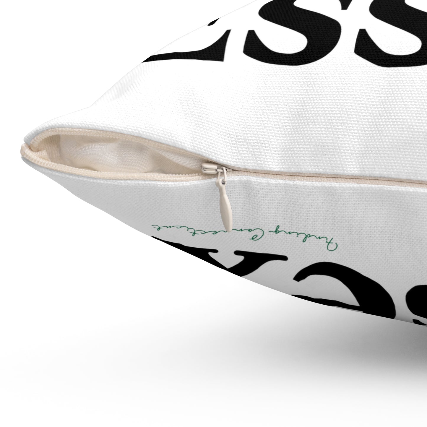 I Clover Essex Spun Polyester Square Pillow