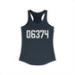 06374 Plainfield CT Zip Code Women's Ideal Racerback Tank Top