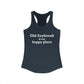 Old Saybrook is My Happy Place Women's Ideal Racerback Tank Top