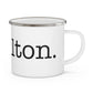 I Heart Wilton. Enamel Camping Mug