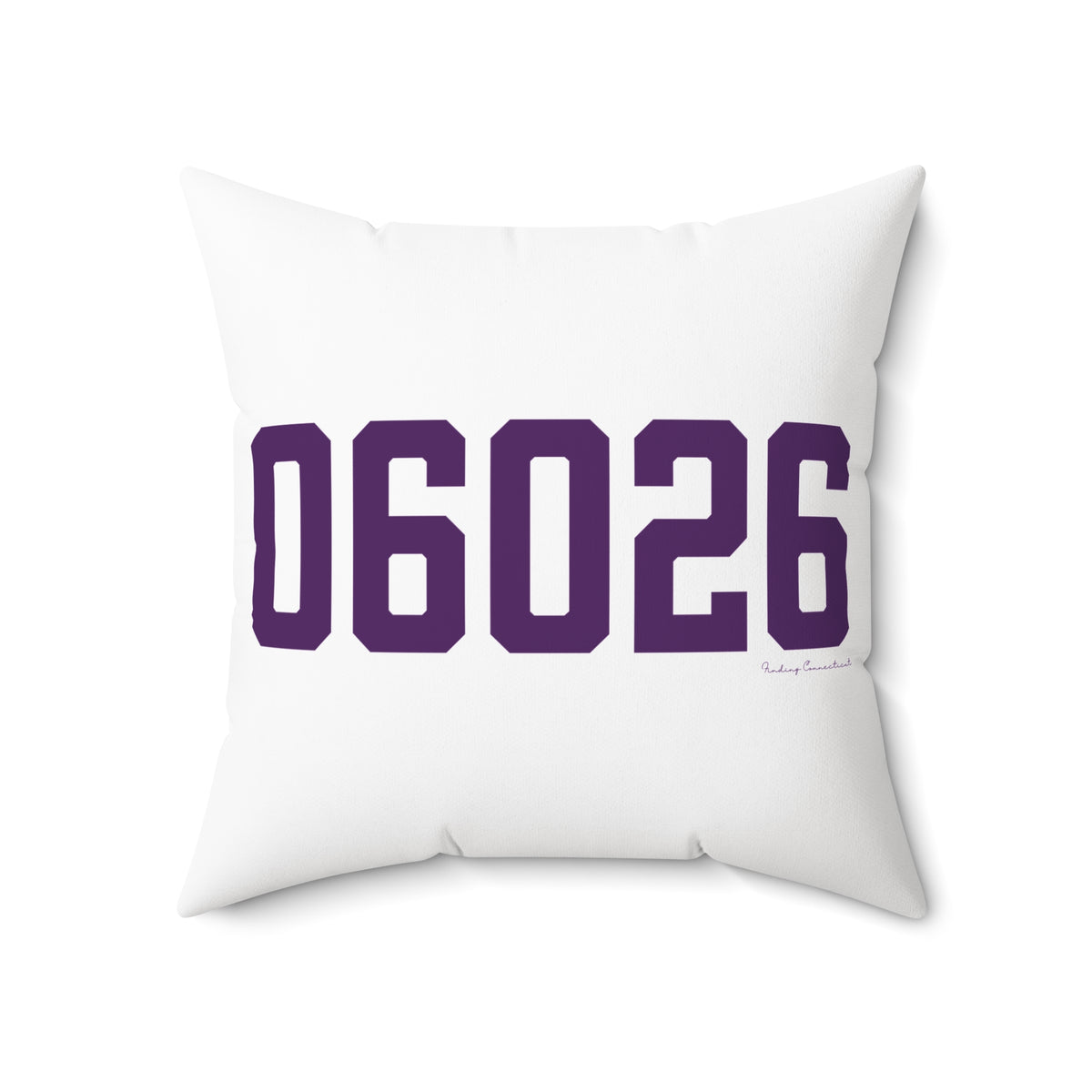 06026 East Granby Connecticut Zip Code Polyester Square Pillow