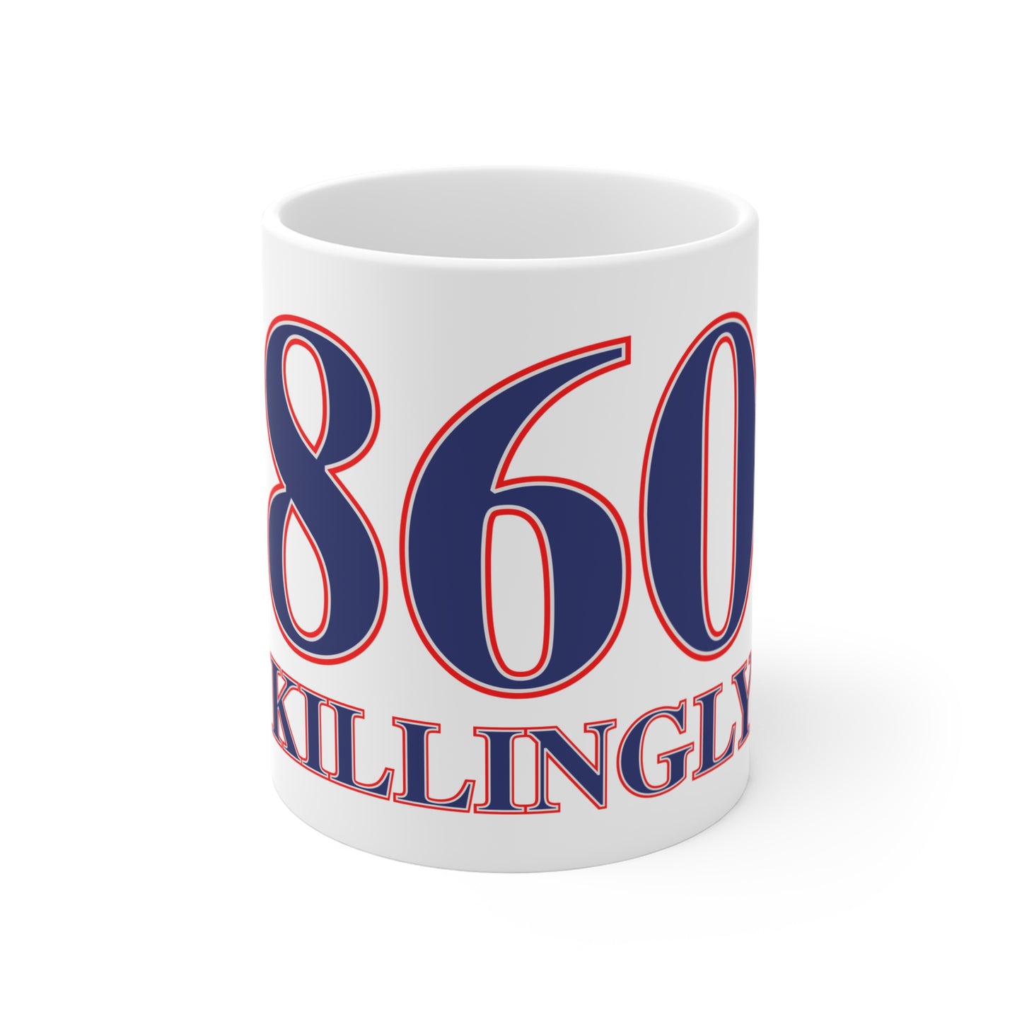 860 Killingly Red, White & Blue  Mug 11oz