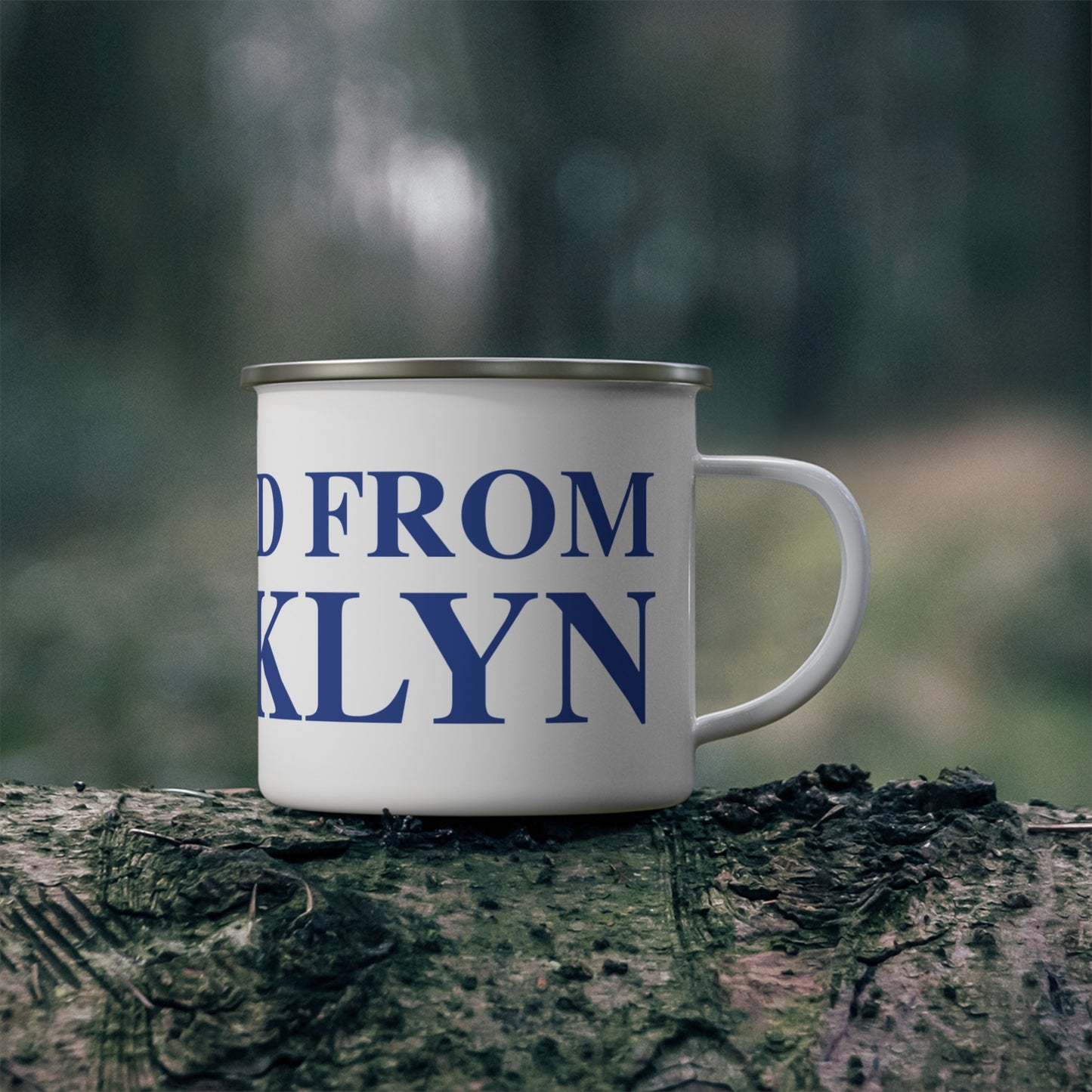 Just a kid from Brooklyn Enamel Camping Mug