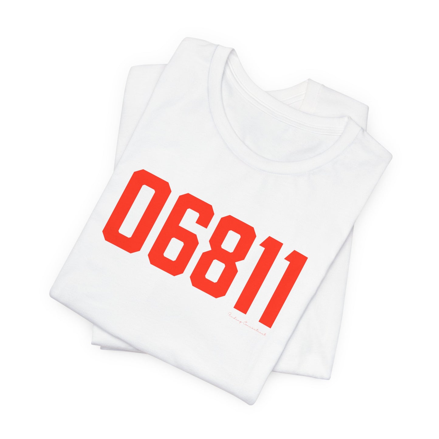 06811 Danbury Connecticut Zip Code Unisex Jersey Short Sleeve T-Shirt