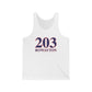 203 Rowayton Red, White & Blue Unisex Jersey Tank Top