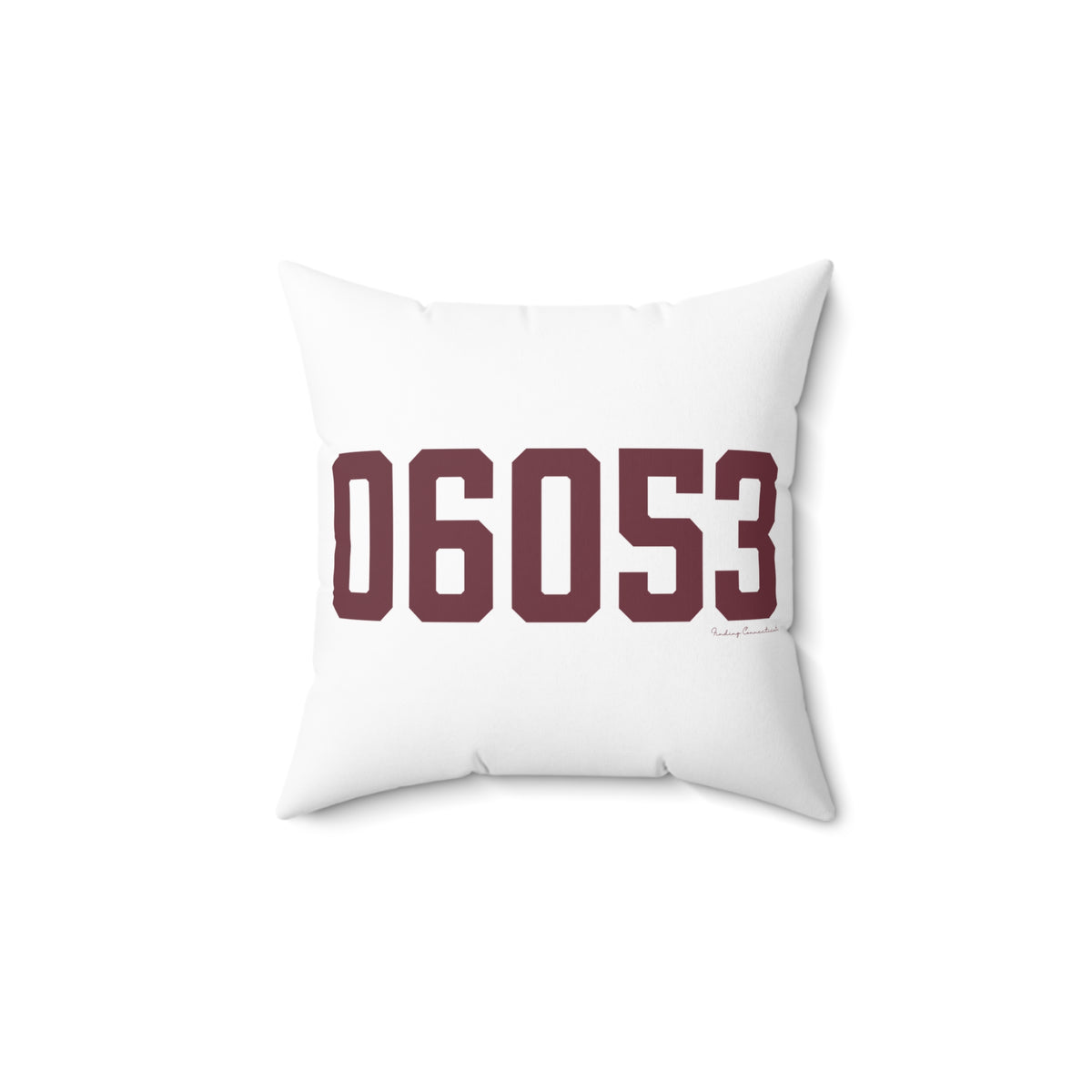 06053 New Britain Connecticut Zip Code Polyester Square Pillow
