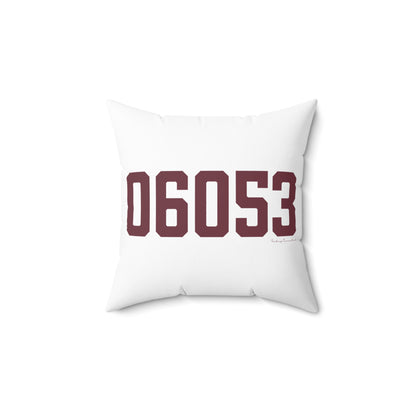 06053 New Britain Connecticut Zip Code Polyester Square Pillow