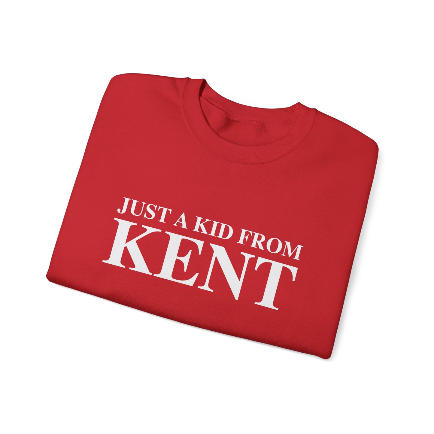 Just a kid from Kent Unisex Heavy Blend™ Crewneck Sweatshirt