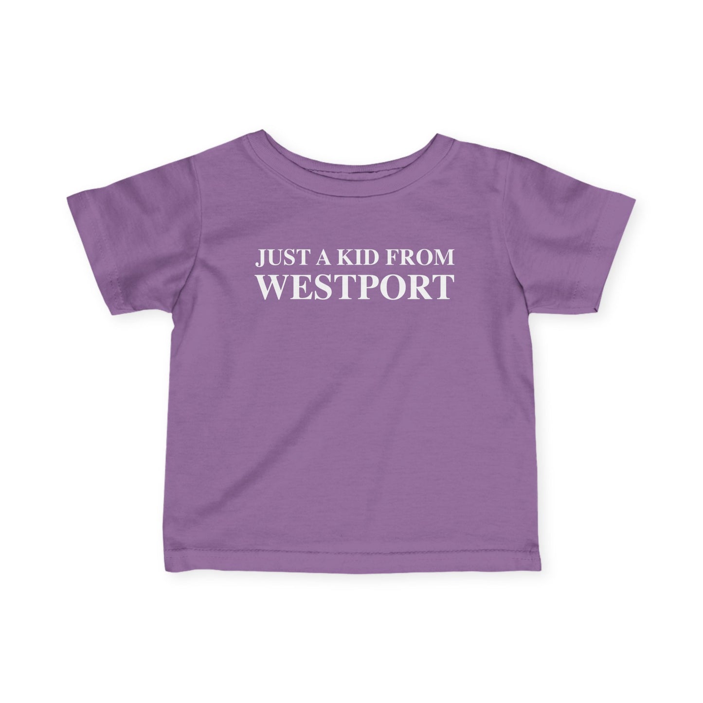 Just a kid from Westport Infant Fine Jersey T-Shirt